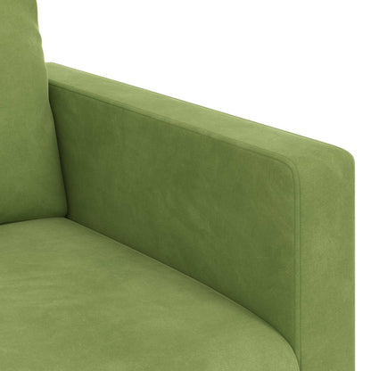 Set di divani 2 pcs Verde chiaro 198 x 78 x 80 cm Velluto | homemem39