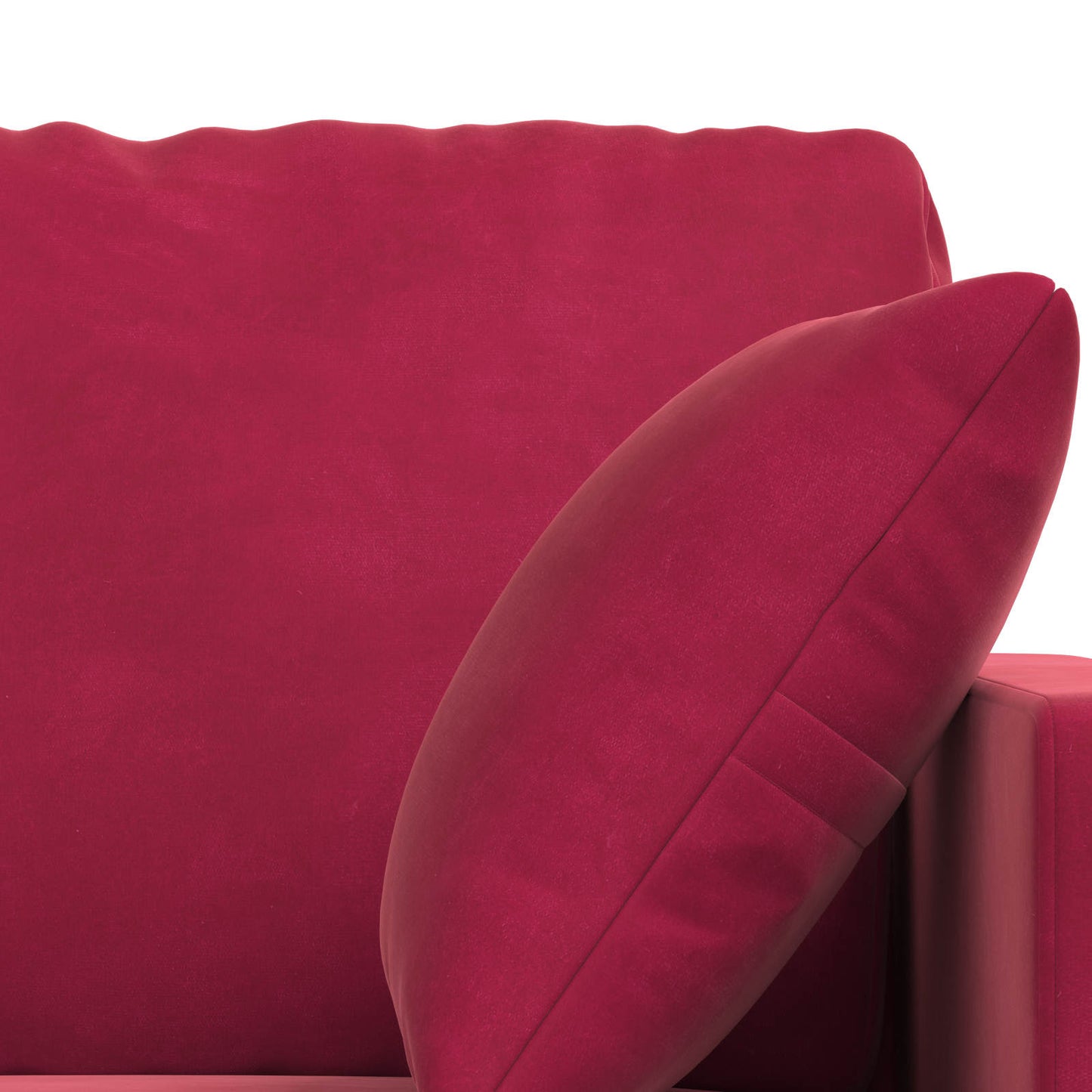Set di divani 2 pcs Rosso Vino 198 x 78 x 80 cm Velluto | homemem39