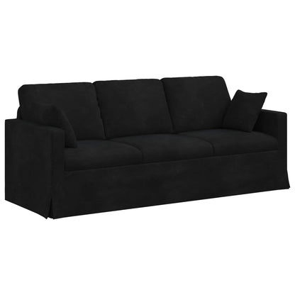 Set di divani 2 pcs Nero 198 x 78 x 80 cm Velluto | homemem39