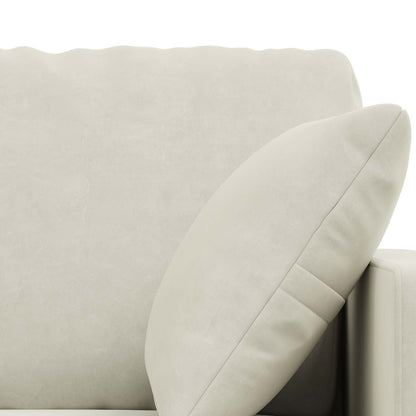 Set di divani 2 pcs Crema 198 x 78 x 80 cm Velluto | homemem39
