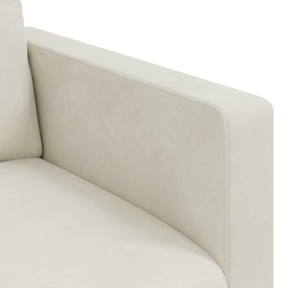 Set di divani 2 pcs Crema 198 x 78 x 80 cm Velluto | homemem39