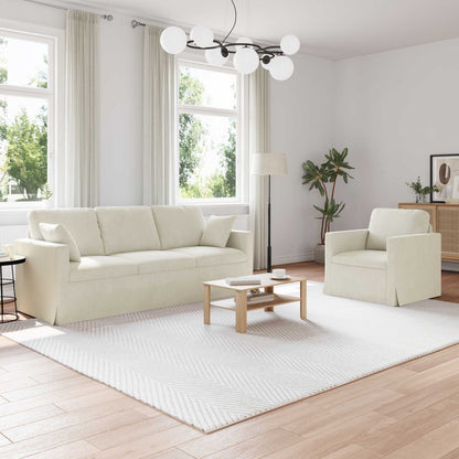 Set di divani 2 pcs Crema 198 x 78 x 80 cm Velluto