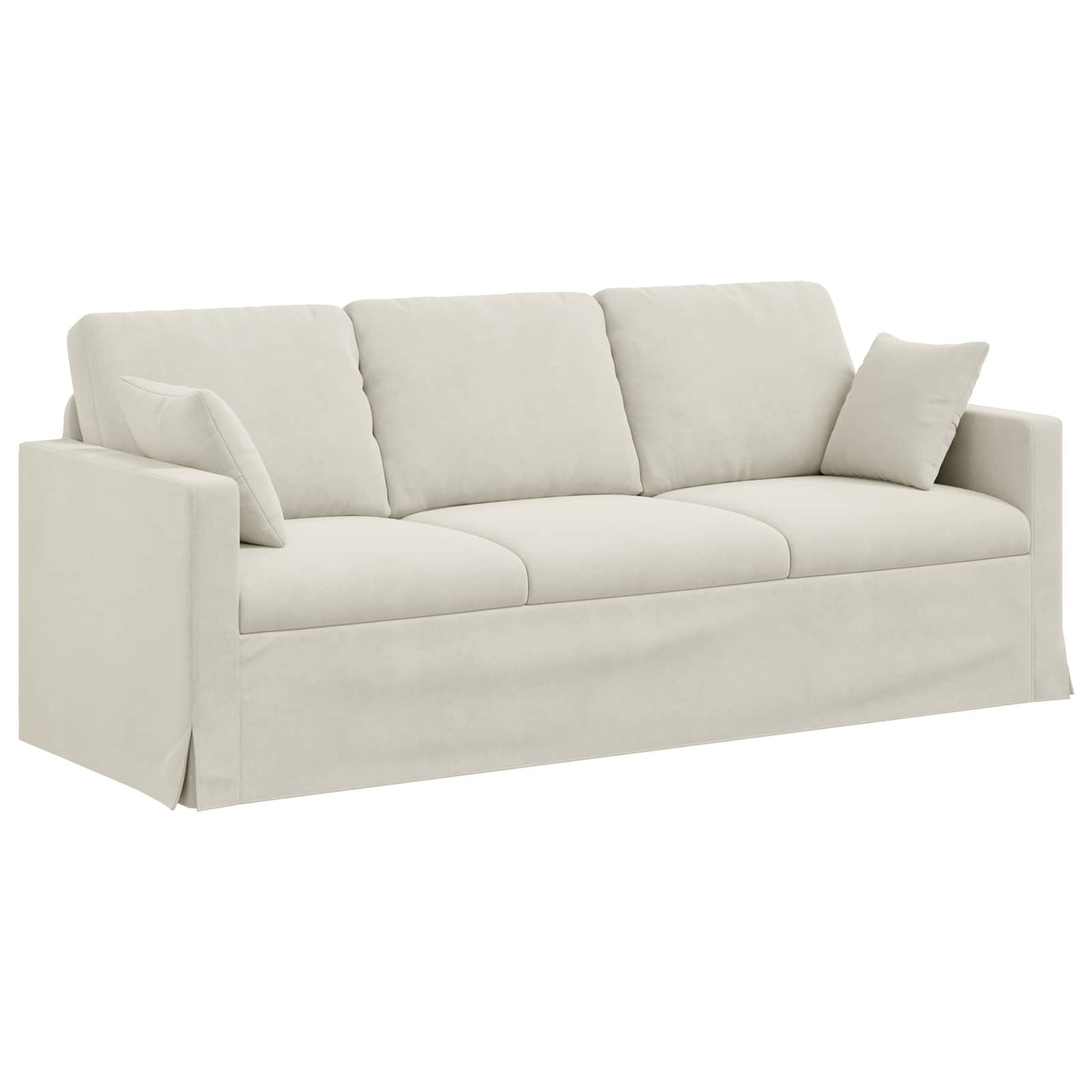 Set di divani 2 pcs Crema 198 x 78 x 80 cm Velluto