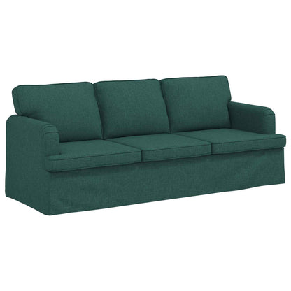 Set di divani 2 pcs Verde Scuro 201 x 80 x 85 cm Tessuto | homemem39