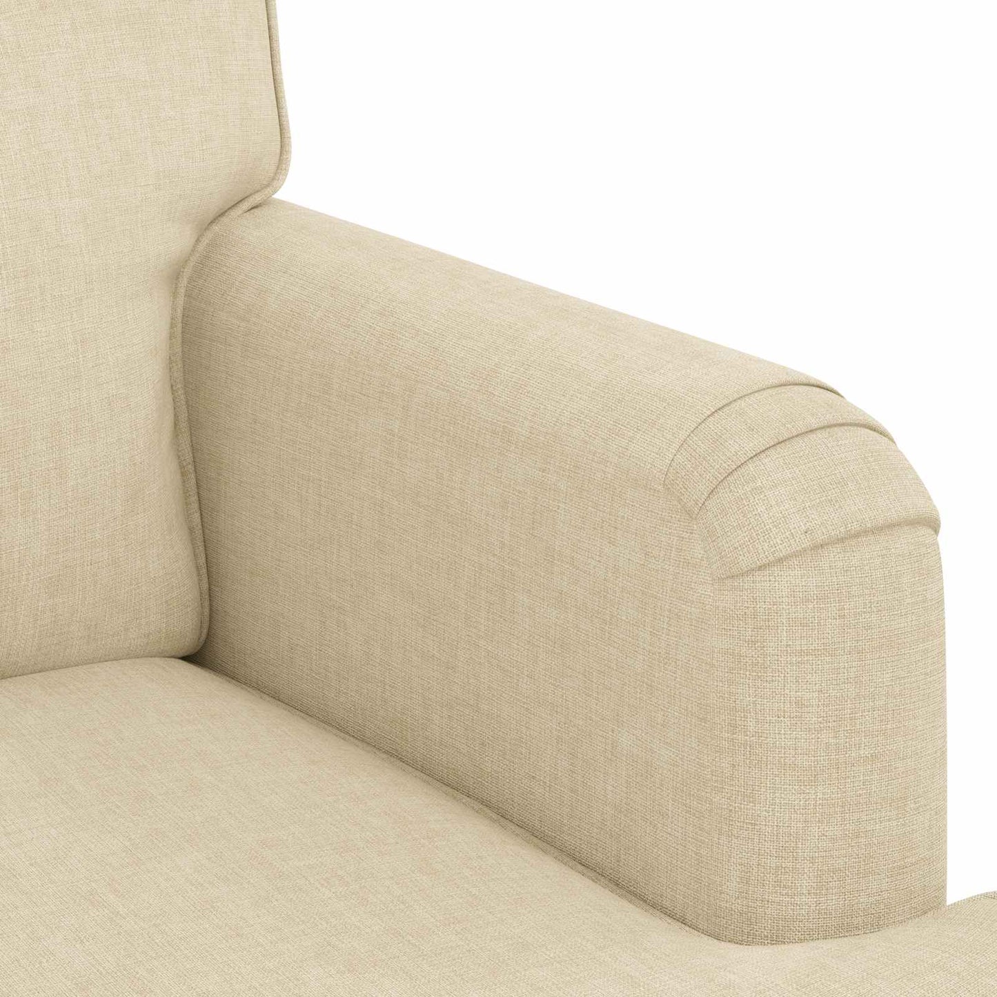 Set di divani 2 pcs Crema 201 x 80 x 85 cm Tessuto | homemem39