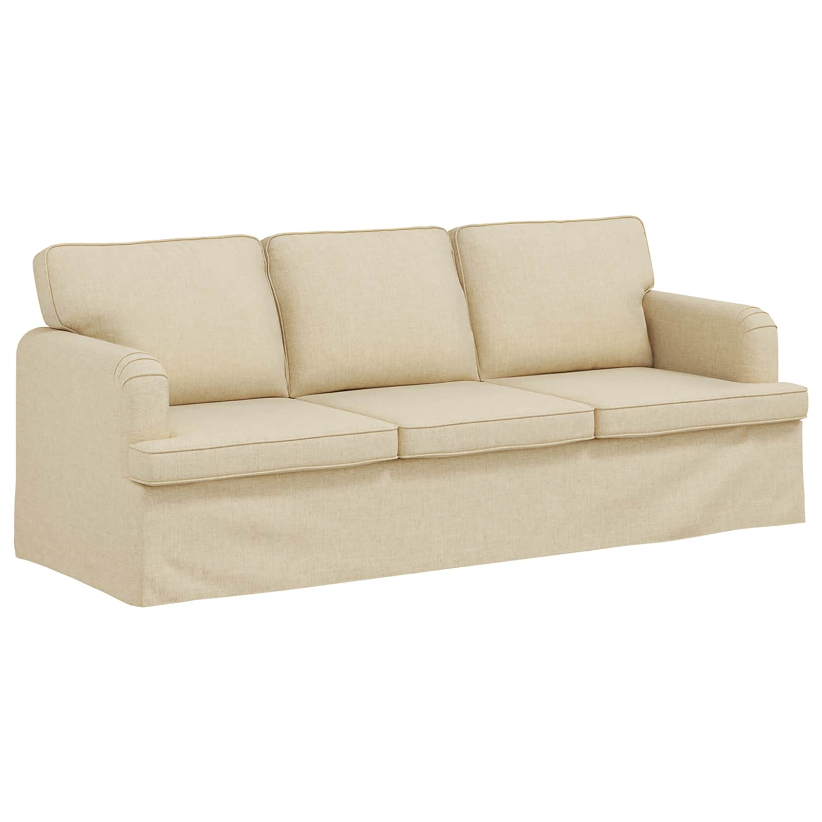 Set di divani 2 pcs Crema 201 x 80 x 85 cm Tessuto | homemem39