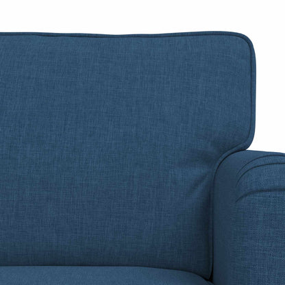 Set di divani 2 pcs Blu 201 x 80 x 85 cm Tessuto | homemem39