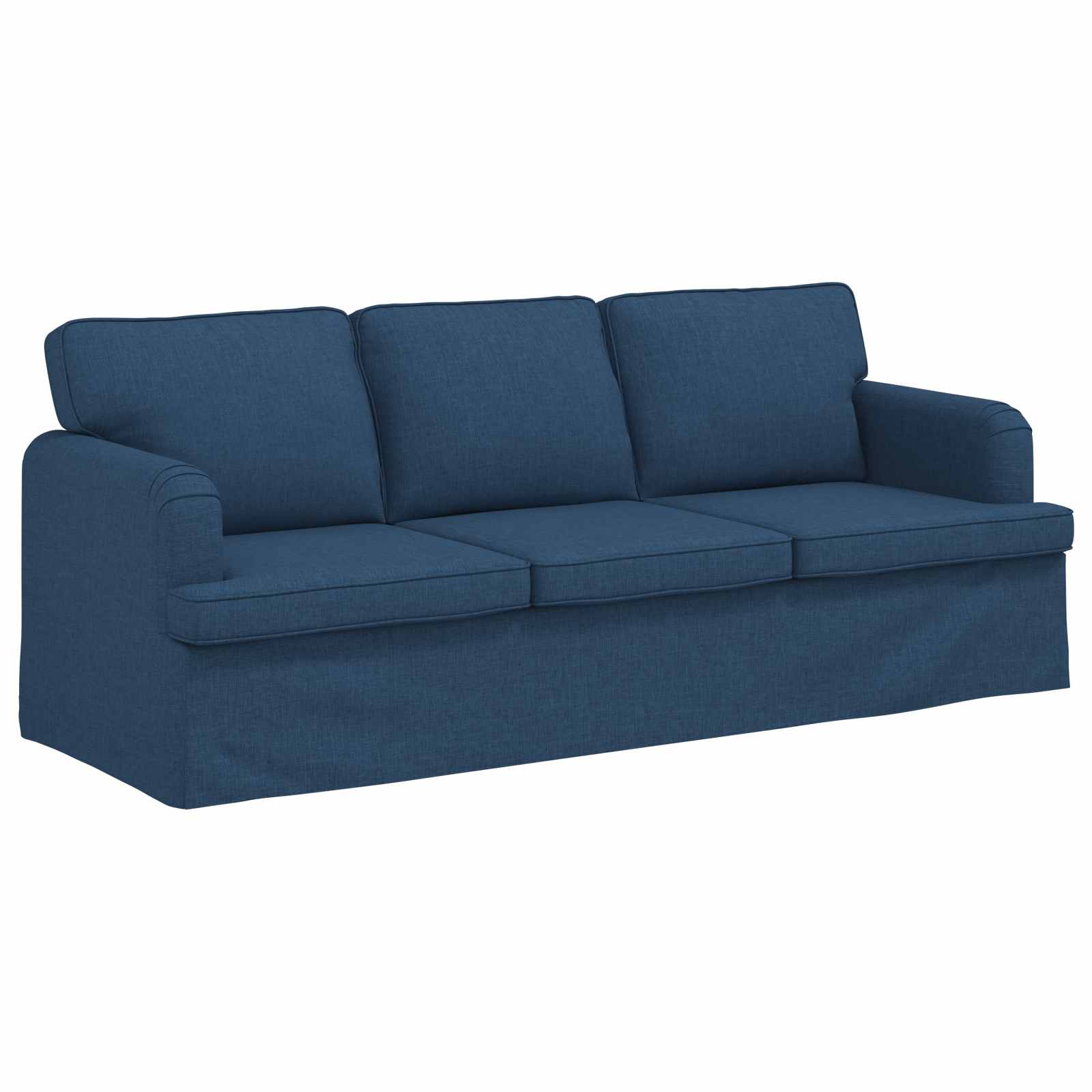 Set di divani 2 pcs Blu 201 x 80 x 85 cm Tessuto | homemem39