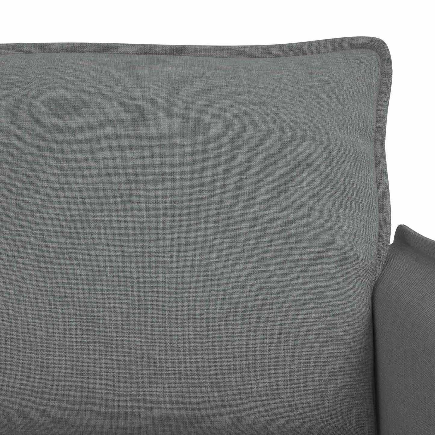 Set di divani 2 pcs Grigio Scuro 196 x 82 x 85 cm Tessuto