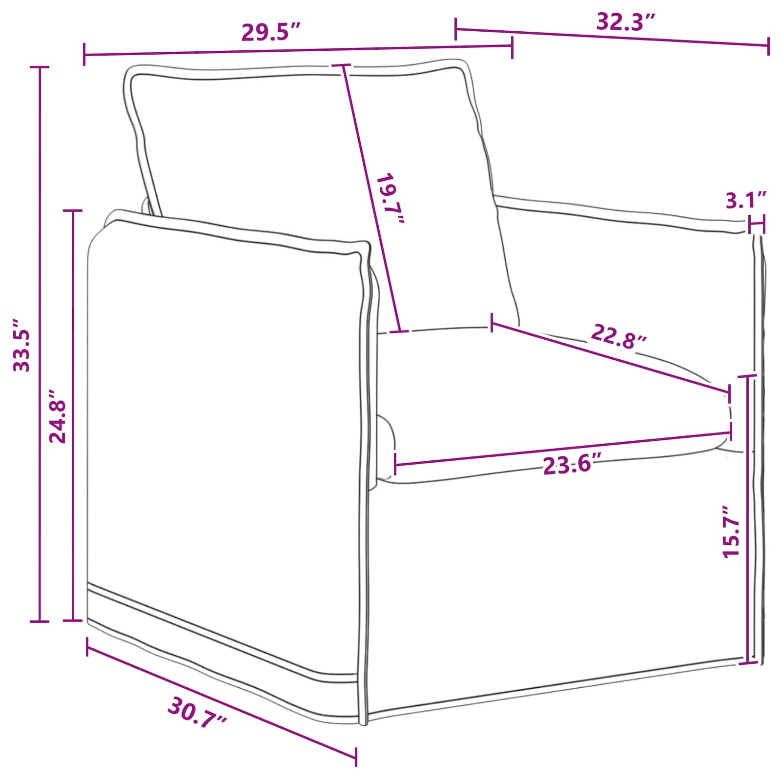 Set di divani 2 pcs Grigio Scuro 196 x 82 x 85 cm Tessuto | homemem39