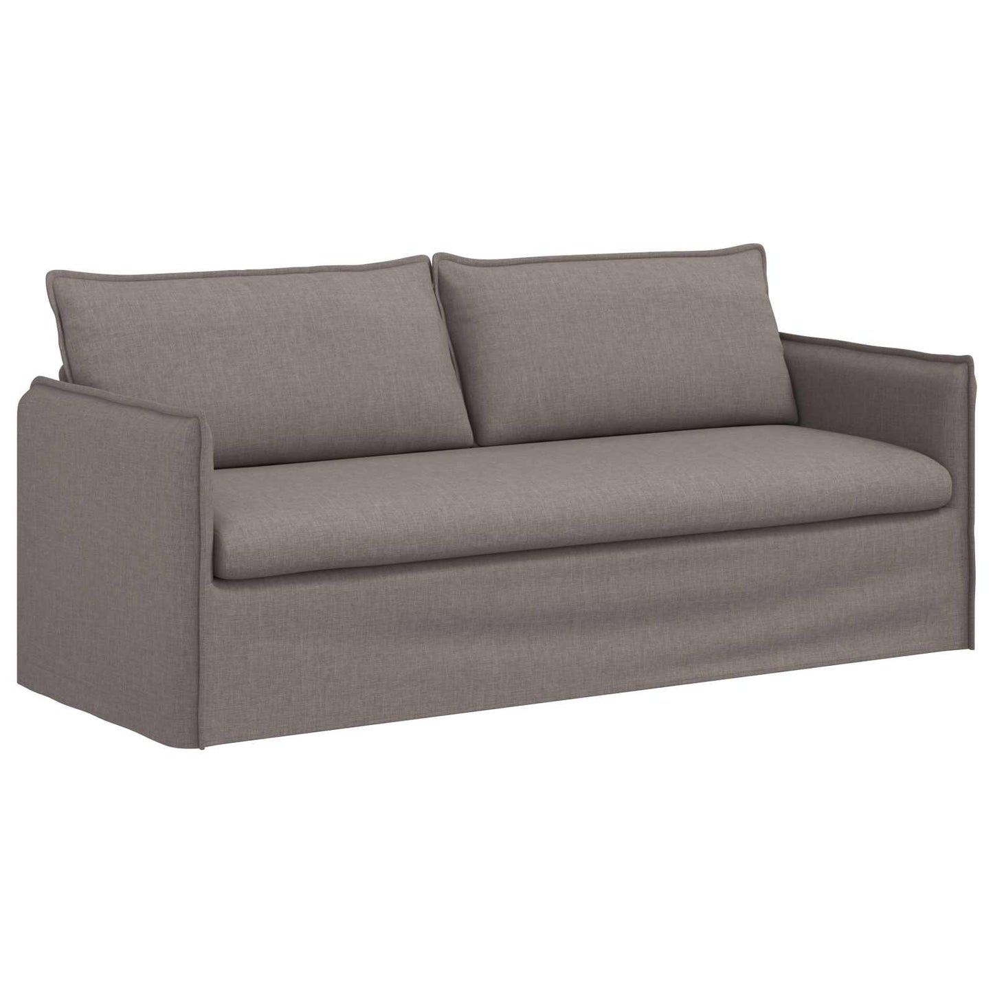 Set di divani 2 pcs Tortora 196 x 82 x 85 cm Tessuto | homemem39