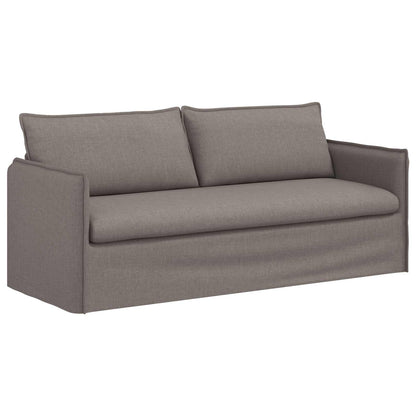 Set di divani 2 pcs Tortora 196 x 82 x 85 cm Tessuto | homemem39