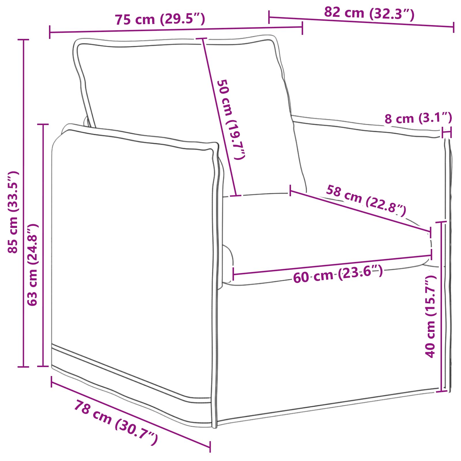 Set di divani 2 pcs Tortora 196 x 82 x 85 cm Tessuto | homemem39
