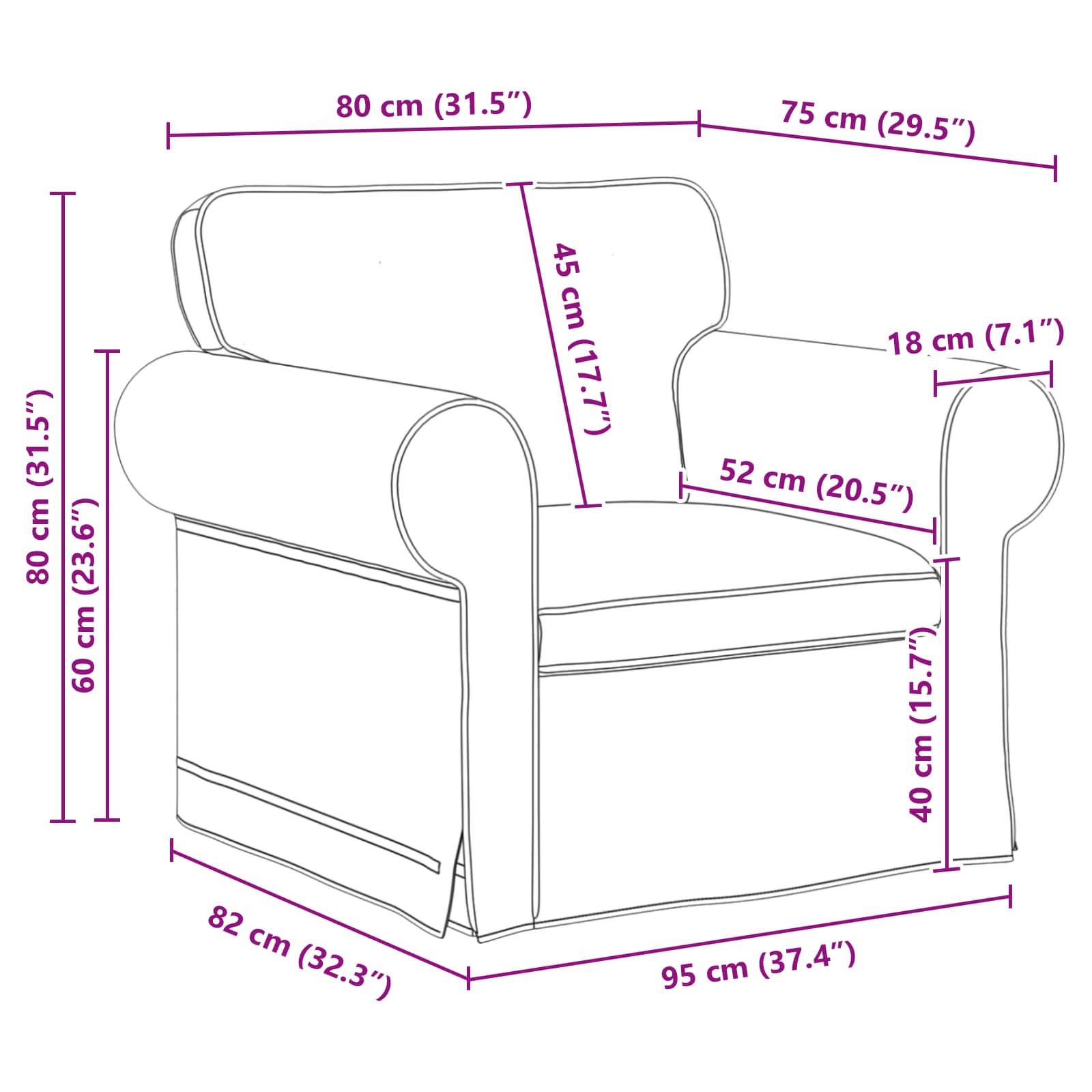 Set di divani 2 pcs Grigio chiaro 245 x 82 x 80 cm Tessuto | homemem39