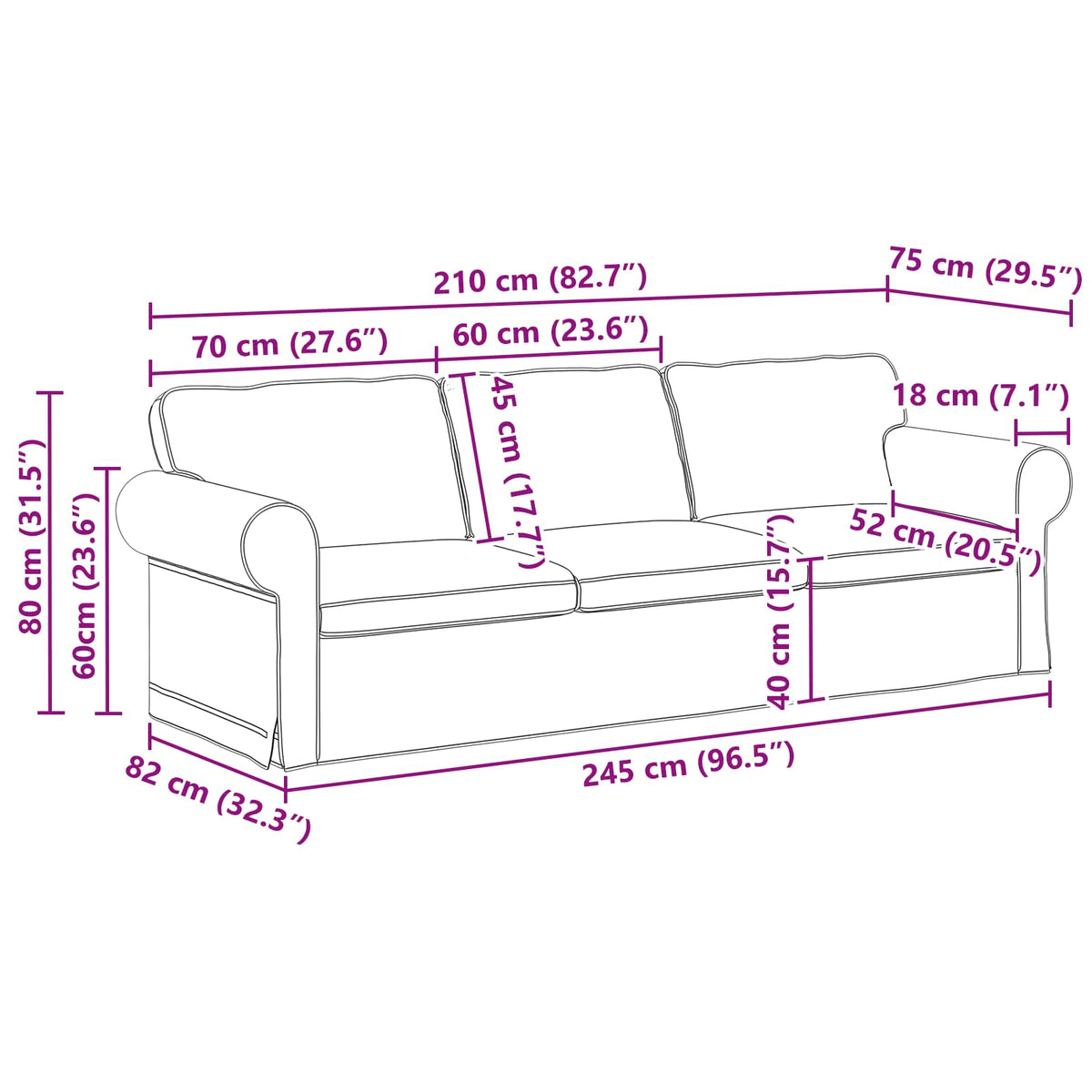 Set di divani 2 pz Grigio chiaro Tessuto | homemem39