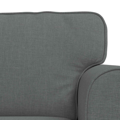Set di divani 2 pcs Grigio scuro 245 x 82 x 80 cm Tessuto | homemem39