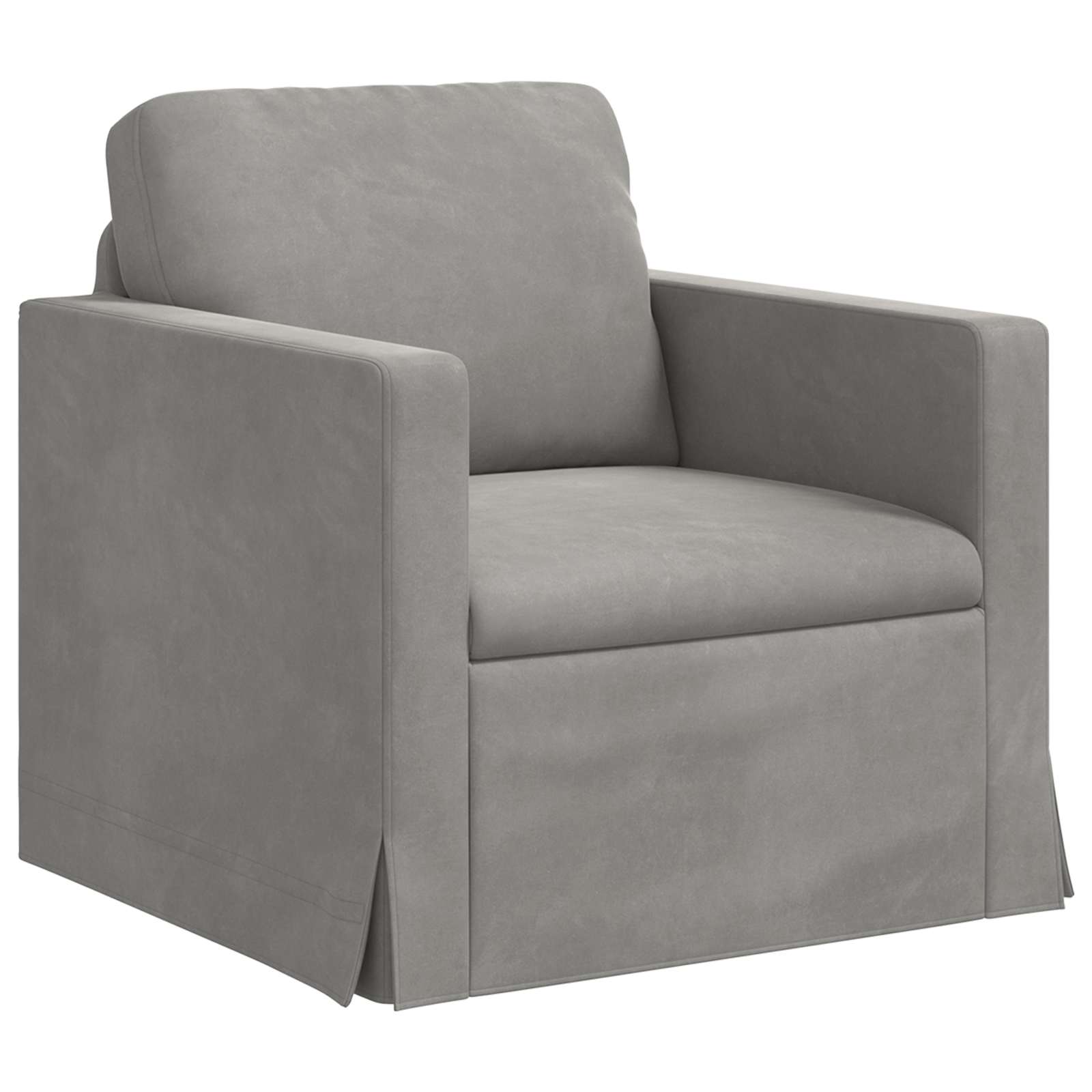 Set di divani 2 pcs Grigio chiaro 228 x 78 x 80 cm Velluto | homemem39