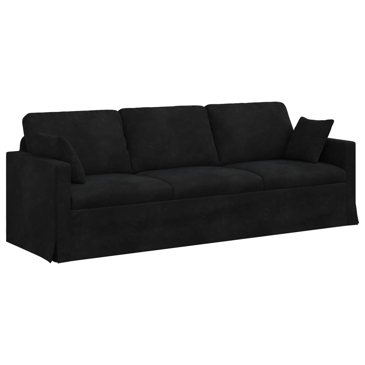 Set di divani 2 pcs Nero Velluto | homemem39