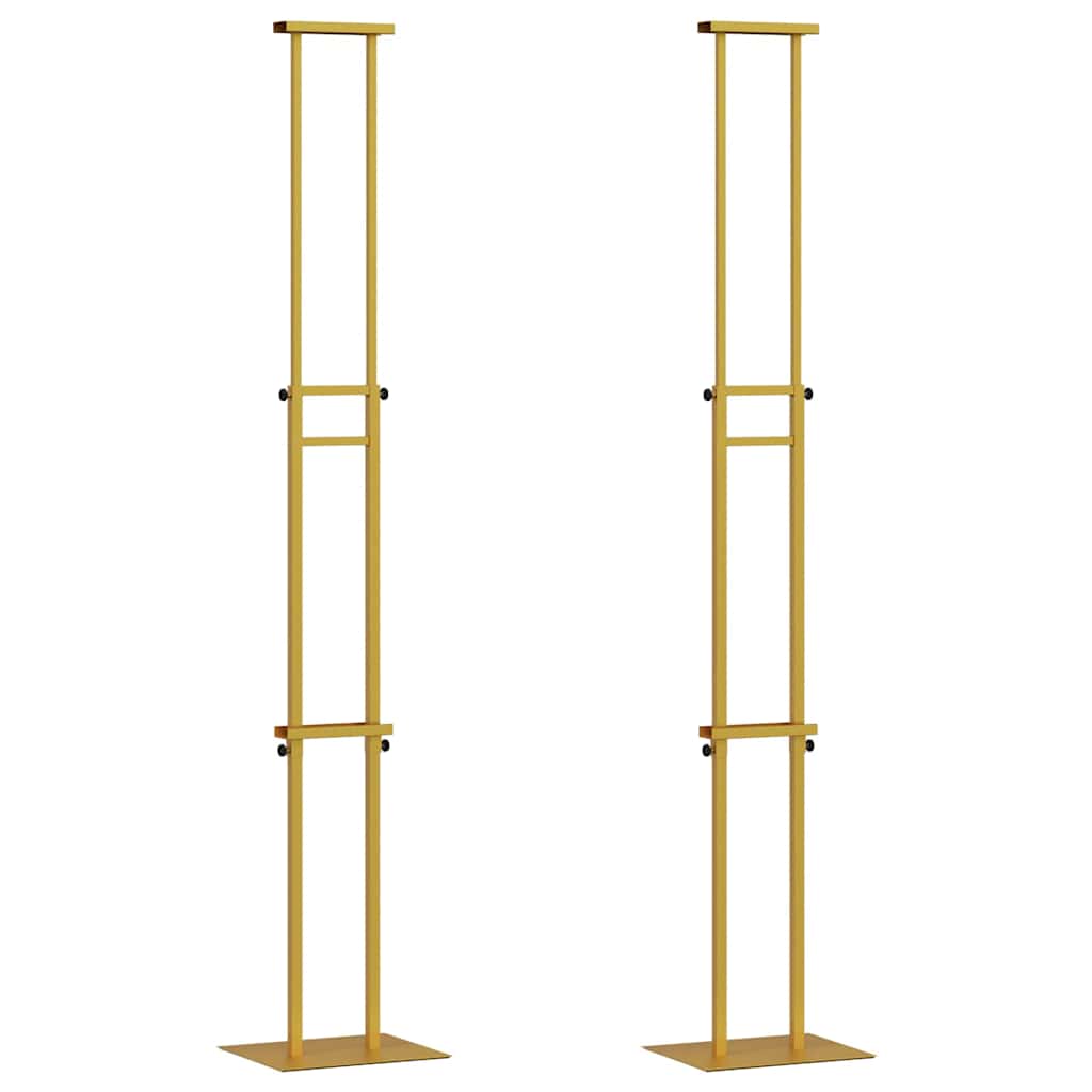 Espositori per Fiere 2 pcs Oro 30 x 23,5 x 210 cm Acciaio | homemem39