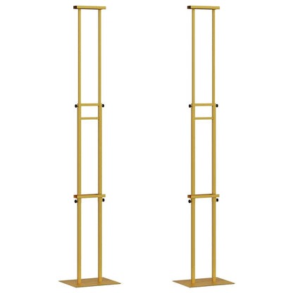 Espositori per Fiere 2 pcs Oro 30 x 23,5 x 210 cm Acciaio | homemem39