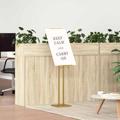 Espositori per Fiere 2 pcs Oro 26,5 x 26,5 x 150 cm Acciaio | homemem39