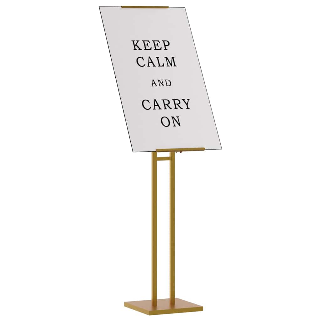 Espositori per Fiere 2 pcs Oro 26,5 x 26,5 x 150 cm Acciaio | homemem39