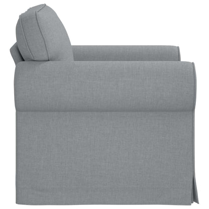 Divano Grigio chiaro 95 x 82 x 80 cm Tessuto