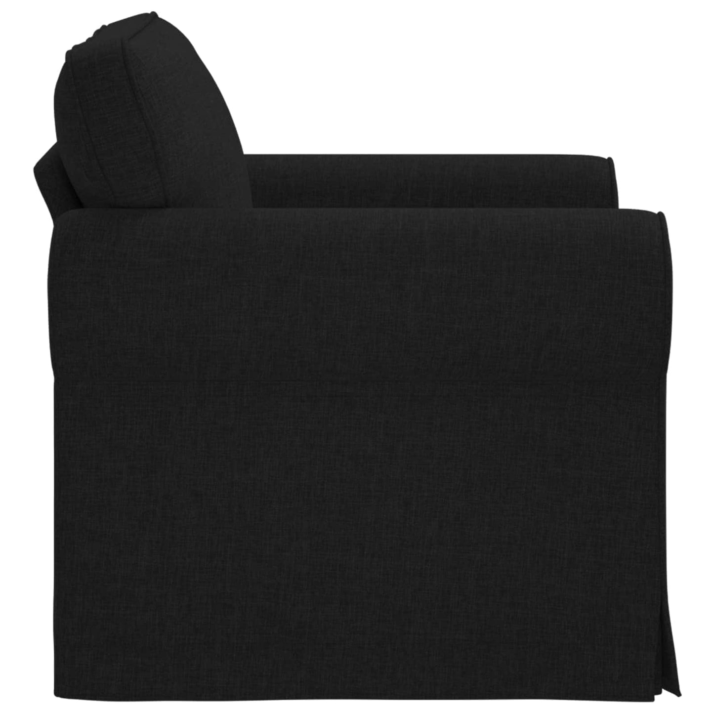 Divano Nero 95 x 82 x 80 cm Tessuto | homemem39