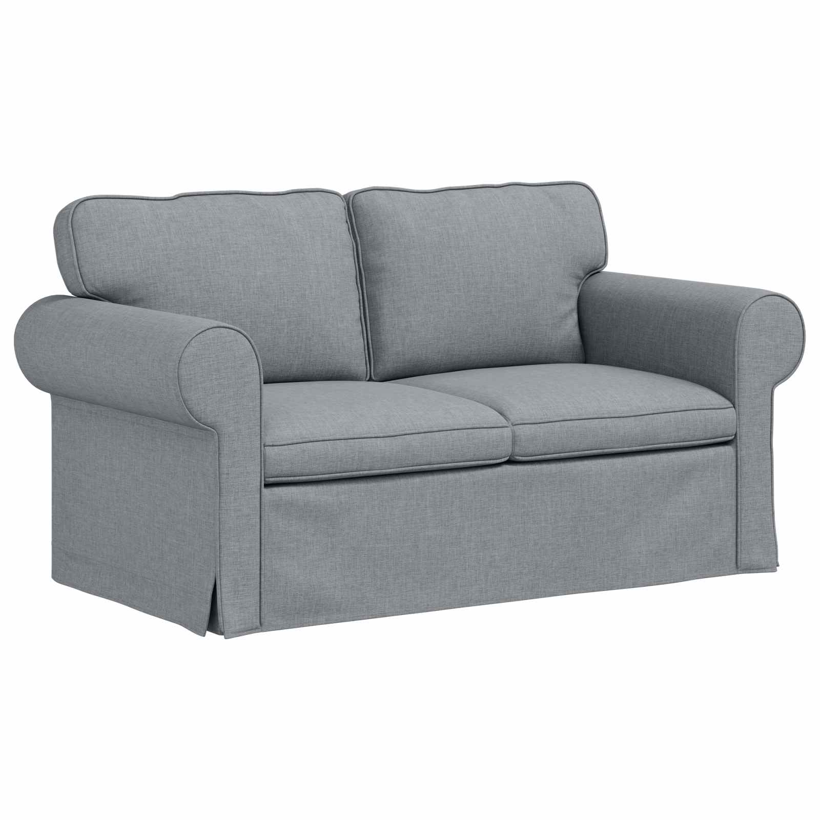 Divano Grigio chiaro 155 x 82 x 80 cm Tessuto | homemem39