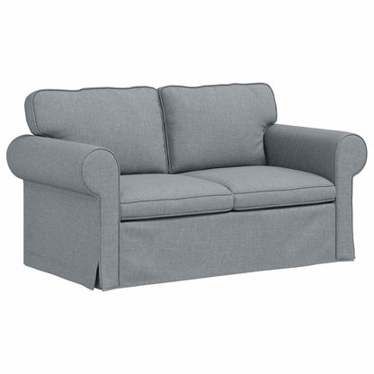 Divano Grigio chiaro 155 x 82 x 80 cm Tessuto