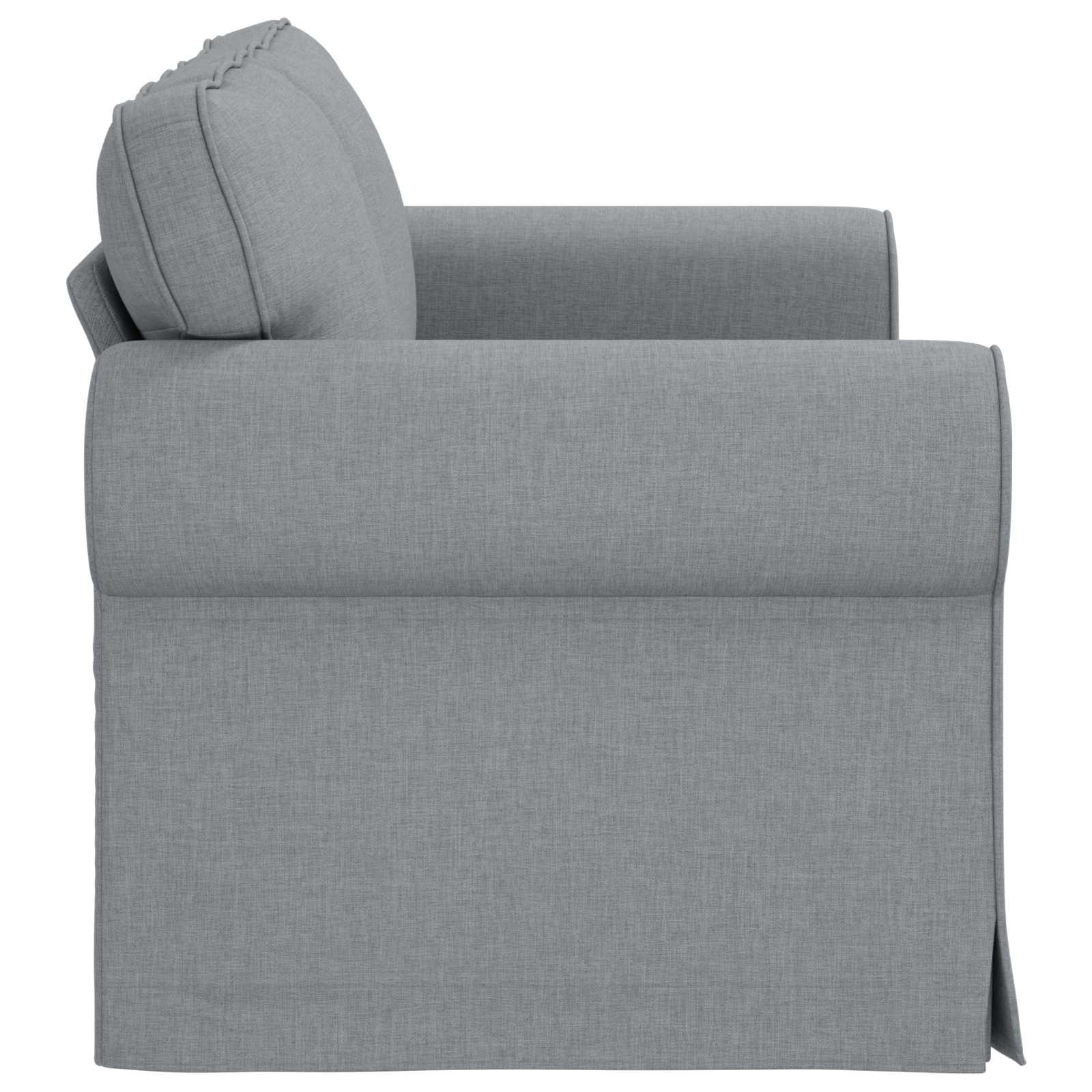 Divano Grigio chiaro 155 x 82 x 80 cm Tessuto | homemem39