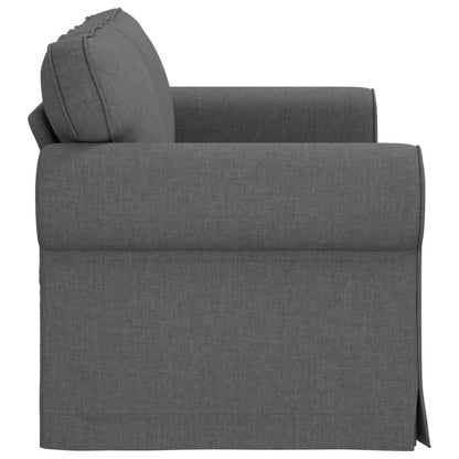 Divano Grigio scuro 155 x 82 x 80 cm Tessuto