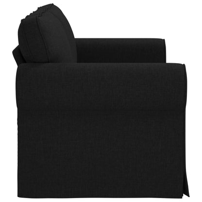 Divano Nero 155 x 82 x 80 cm Tessuto