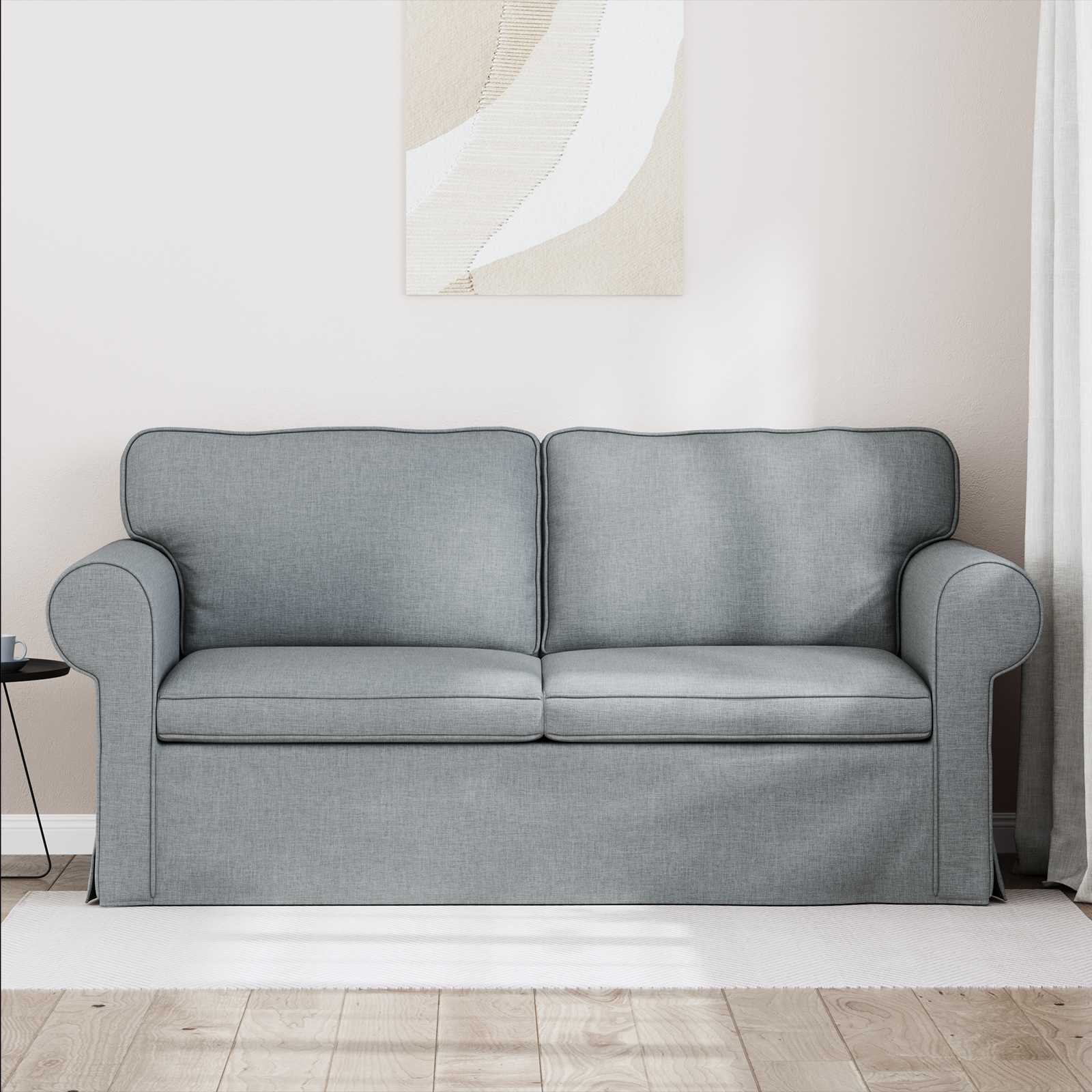 Divano Grigio chiaro 175 x 82 x 80 cm Tessuto | homemem39