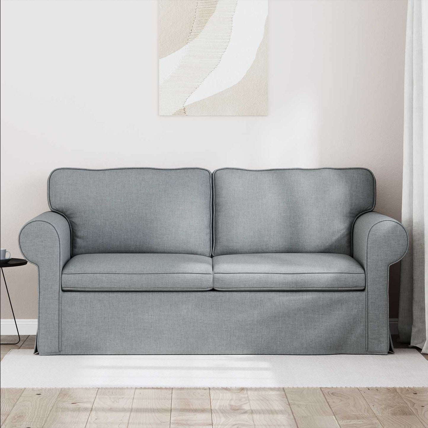 Divano Grigio chiaro 175 x 82 x 80 cm Tessuto