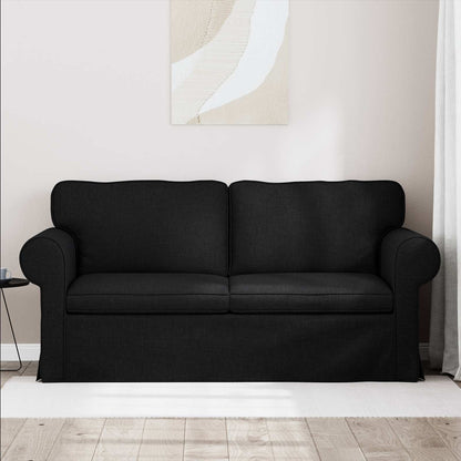 Divano Nero 175 x 82 x 80 cm Tessuto