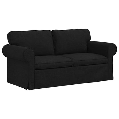 Divano Nero 175 x 82 x 80 cm Tessuto | homemem39