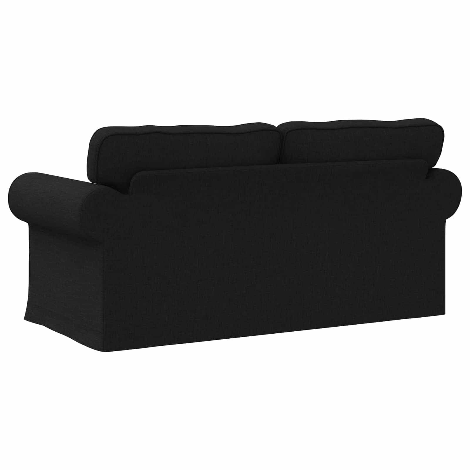 Divano Nero 175 x 82 x 80 cm Tessuto | homemem39