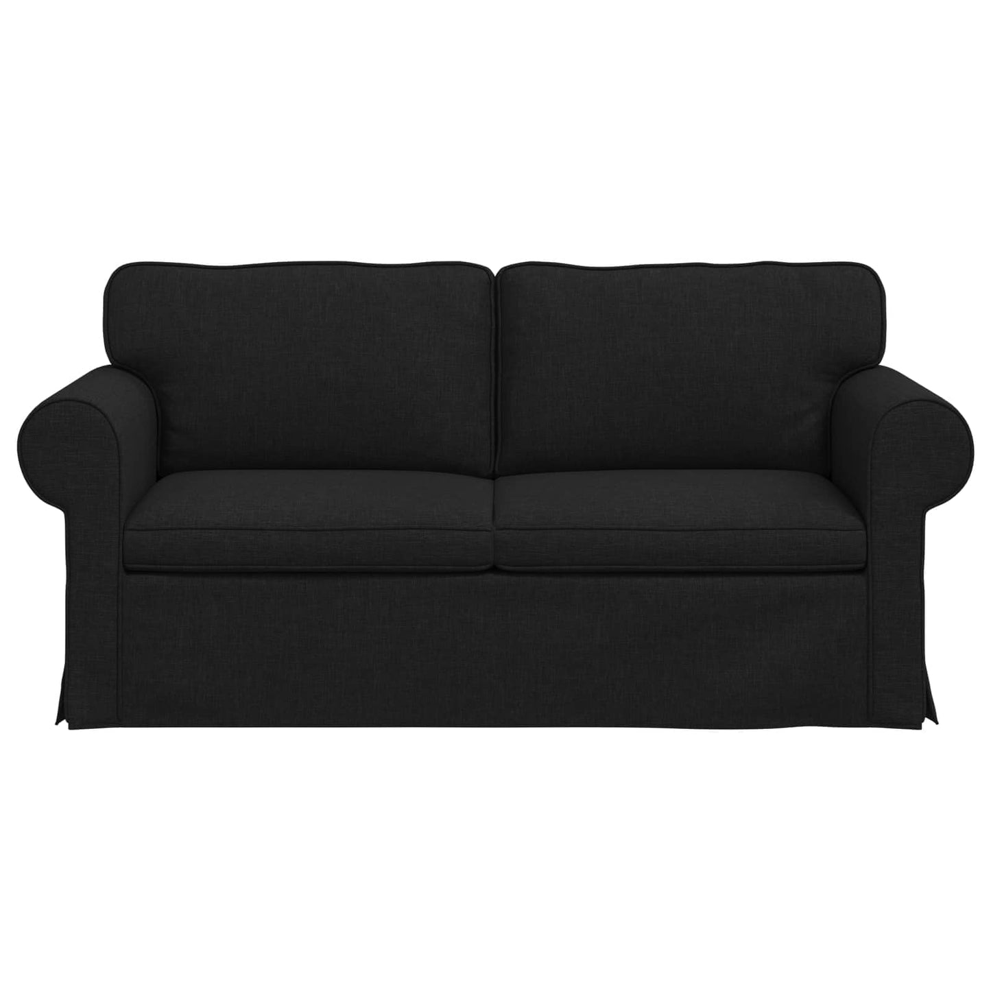 Divano Nero 175 x 82 x 80 cm Tessuto | homemem39