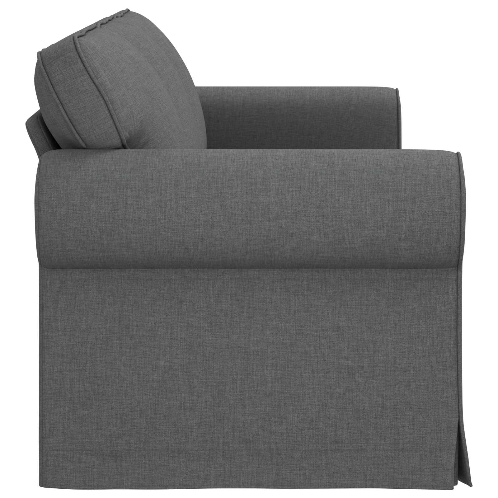 Divano Grigio scuro 215 x 82 x 80 cm Tessuto | homemem39