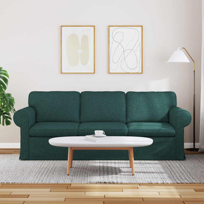 Divano Verde Scuro 215 x 82 x 80 cm Tessuto | homemem39