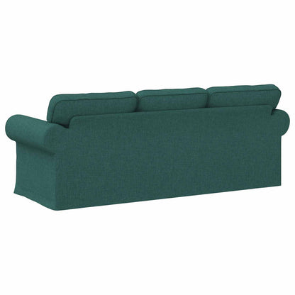 Divano Verde Scuro 215 x 82 x 80 cm Tessuto | homemem39
