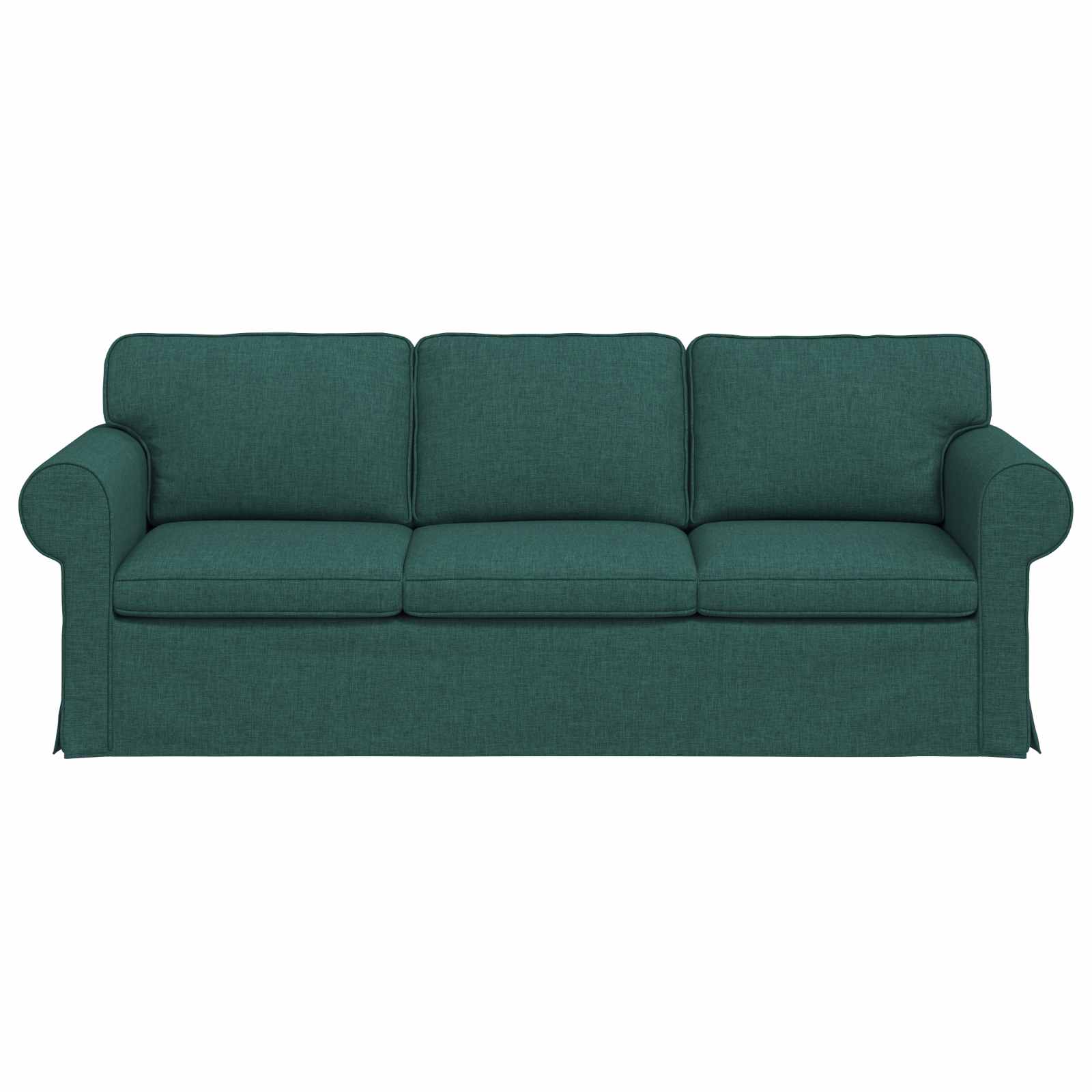 Divano Verde Scuro 215 x 82 x 80 cm Tessuto | homemem39