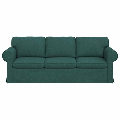 Divano Verde Scuro 215 x 82 x 80 cm Tessuto | homemem39