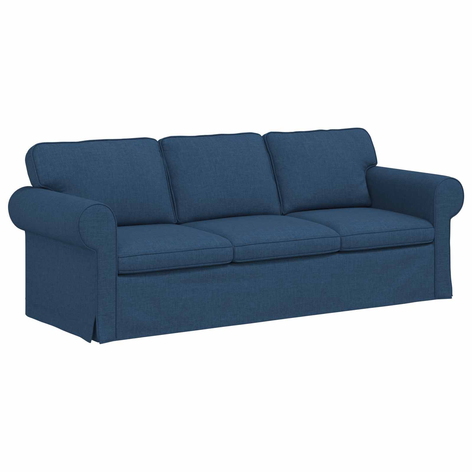 Divano Blu 215 x 82 x 80 cm Tessuto | homemem39
