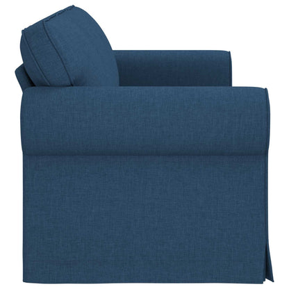 Divano Blu 215 x 82 x 80 cm Tessuto | homemem39