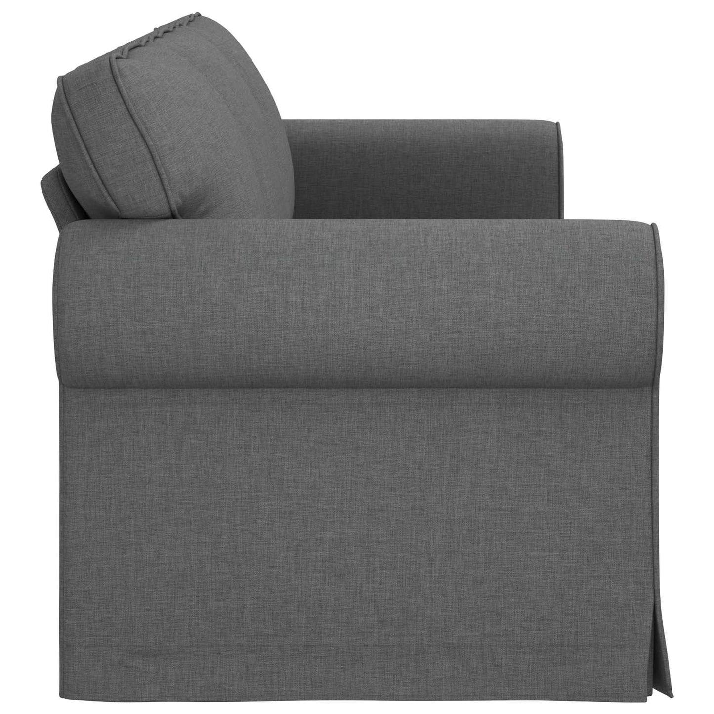 Divano Grigio scuro 245 x 82 x 80 cm Tessuto | homemem39