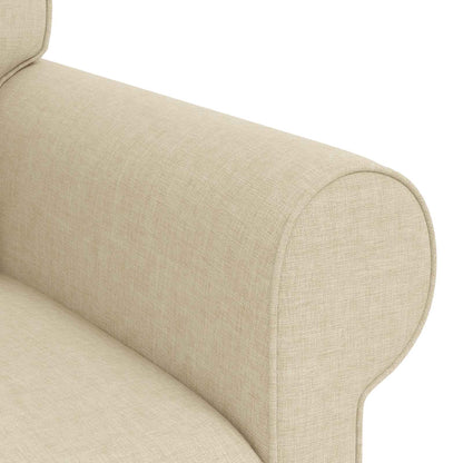 Divano Crema 245 x 82 x 80 cm Tessuto | homemem39
