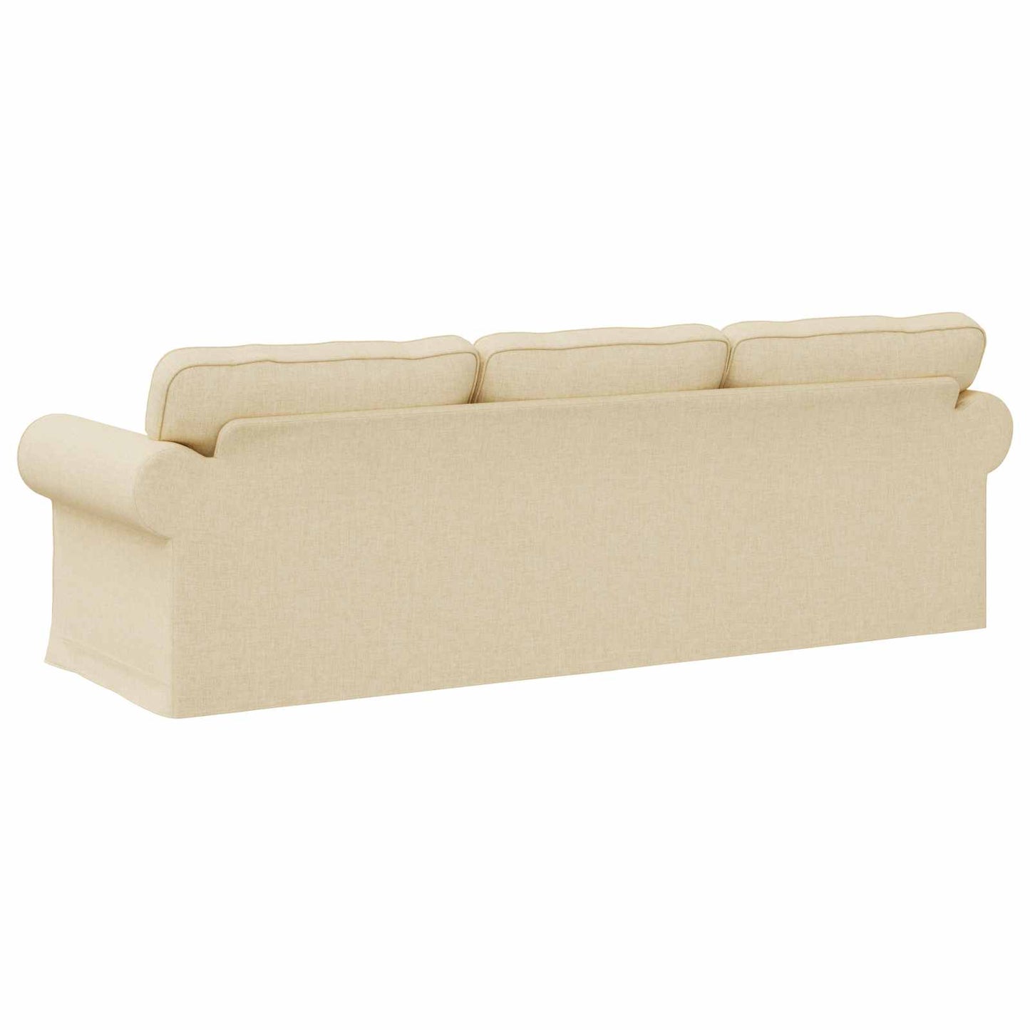 Divano Crema 245 x 82 x 80 cm Tessuto | homemem39