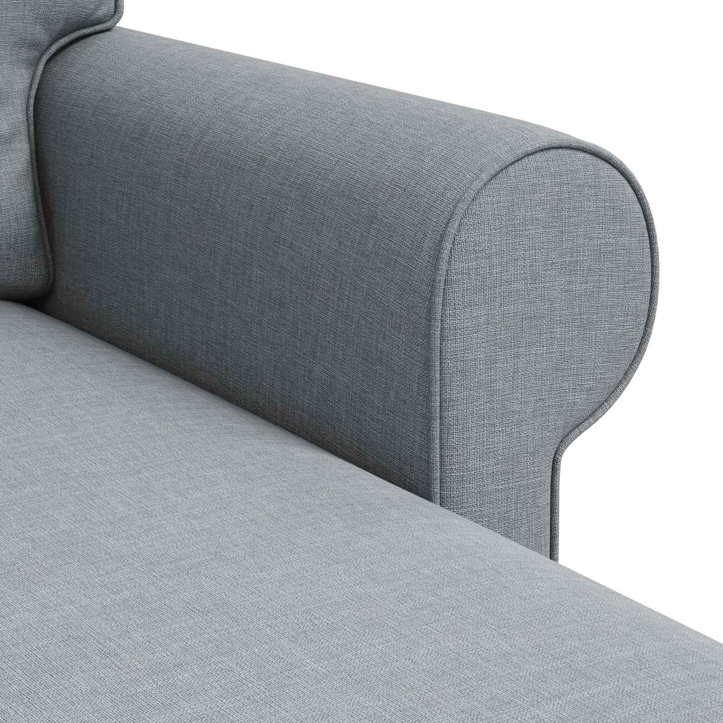 Divano Grigio chiaro 195 x 138 x 80 cm Tessuto | homemem39